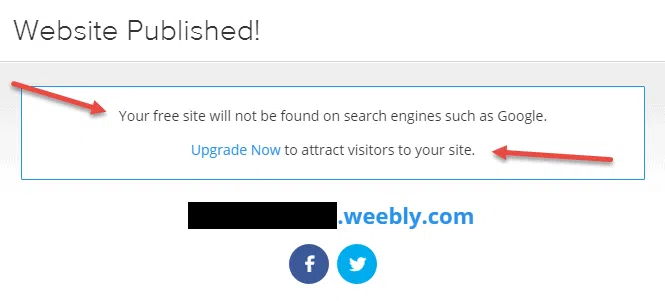 weebly seo error