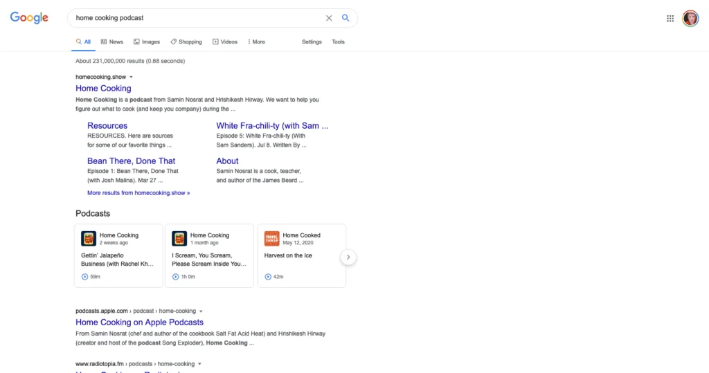 Google and Podcast Indexing