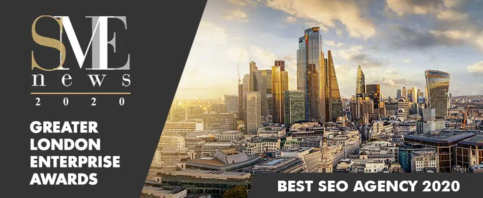SME News Best SEO Agency 2020 Award