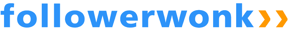 followerwonk logo in blue on a white background