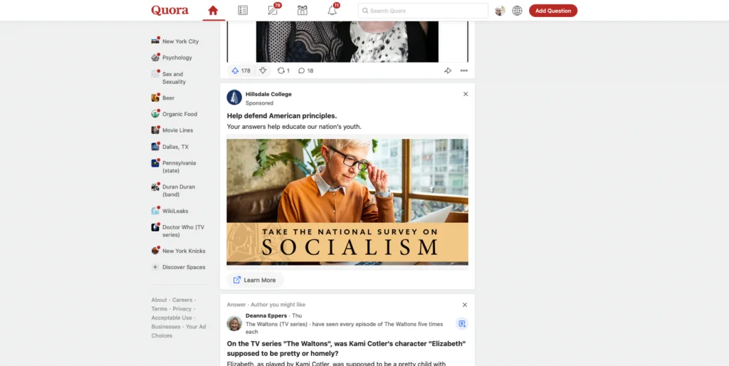 ad in feed