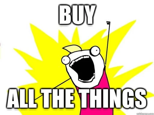 buy stuff