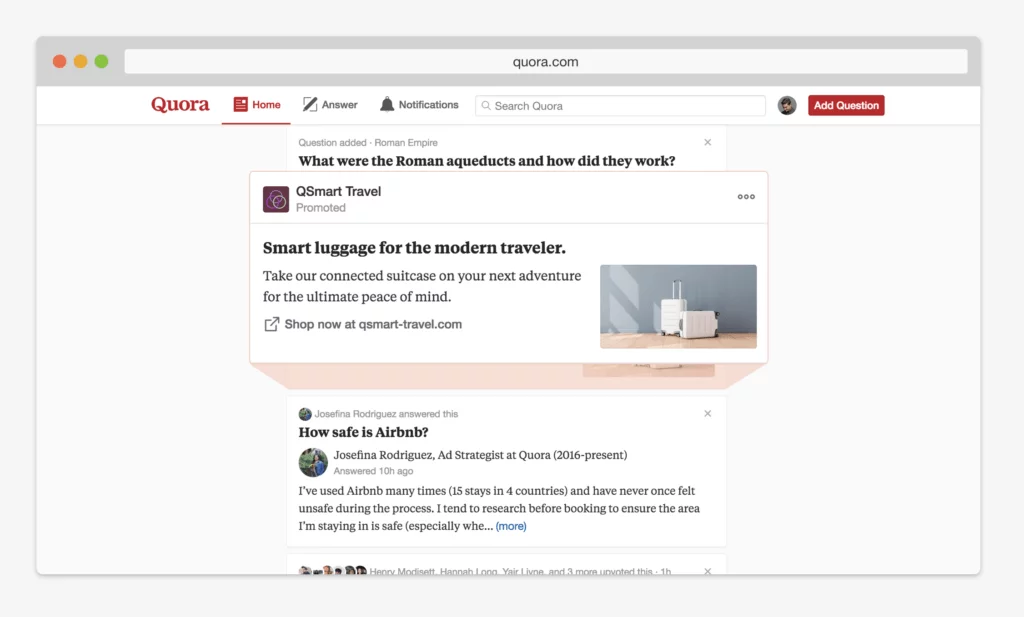 quora image ad