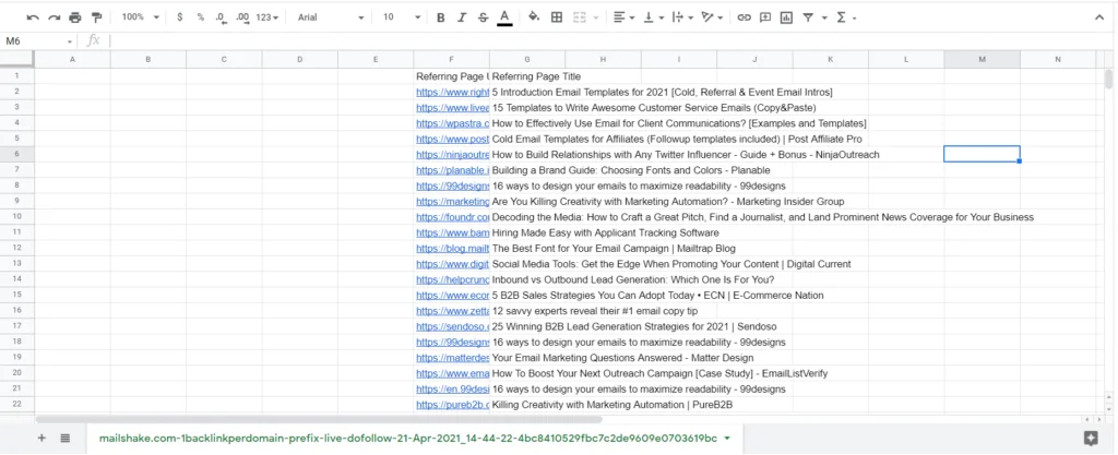Spreadsheet