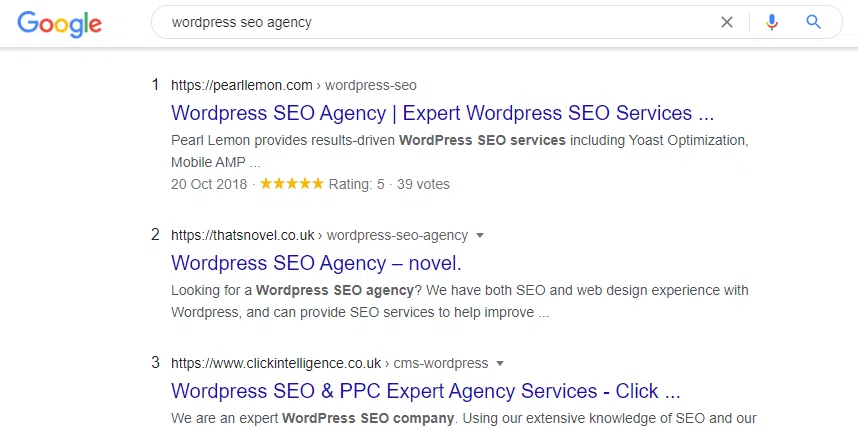 wordpress seo agency