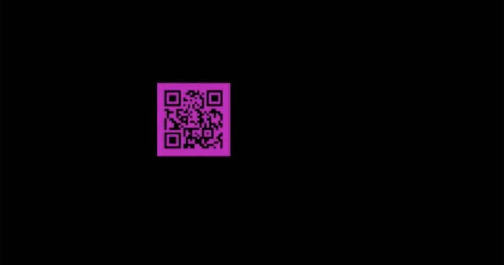 Coinbase superbowl QR cod