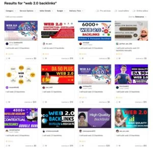 fiverr search result
