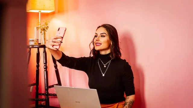 Girl Taking Selfie