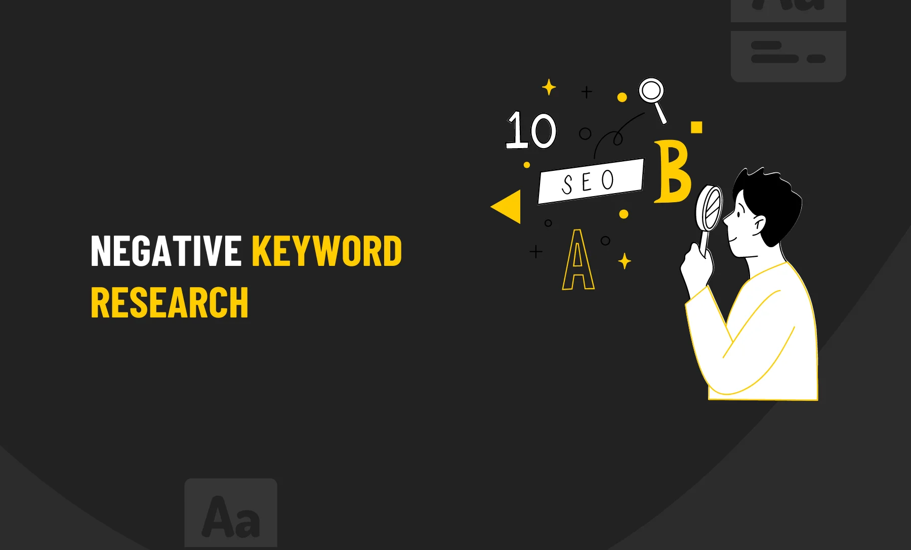 Negative keyword research