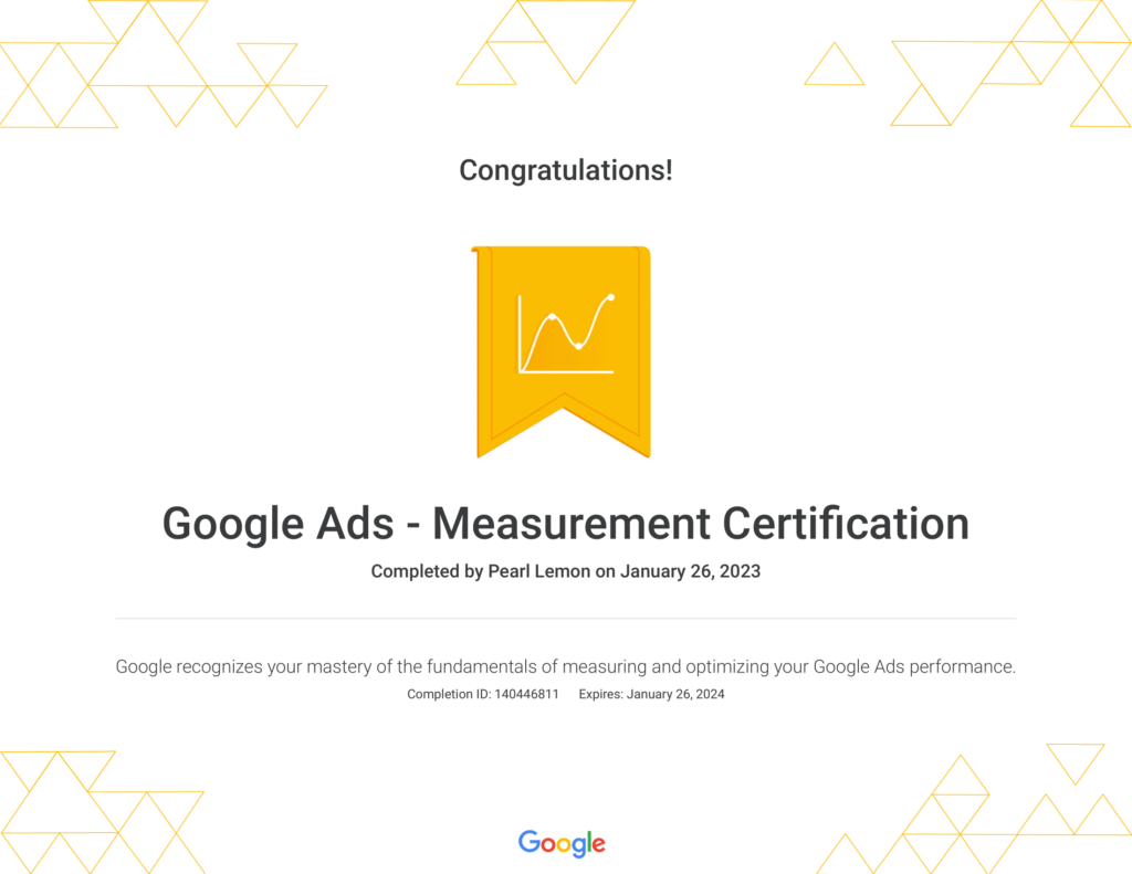 Google Ads Measurement Certification Google 1