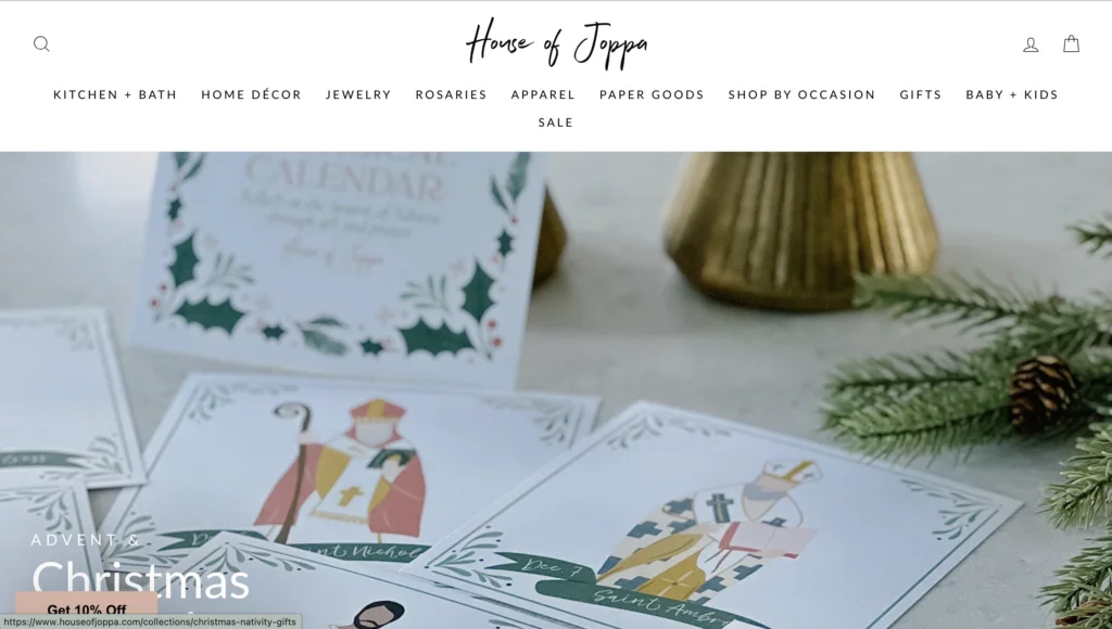 House of Joppa Landingpage