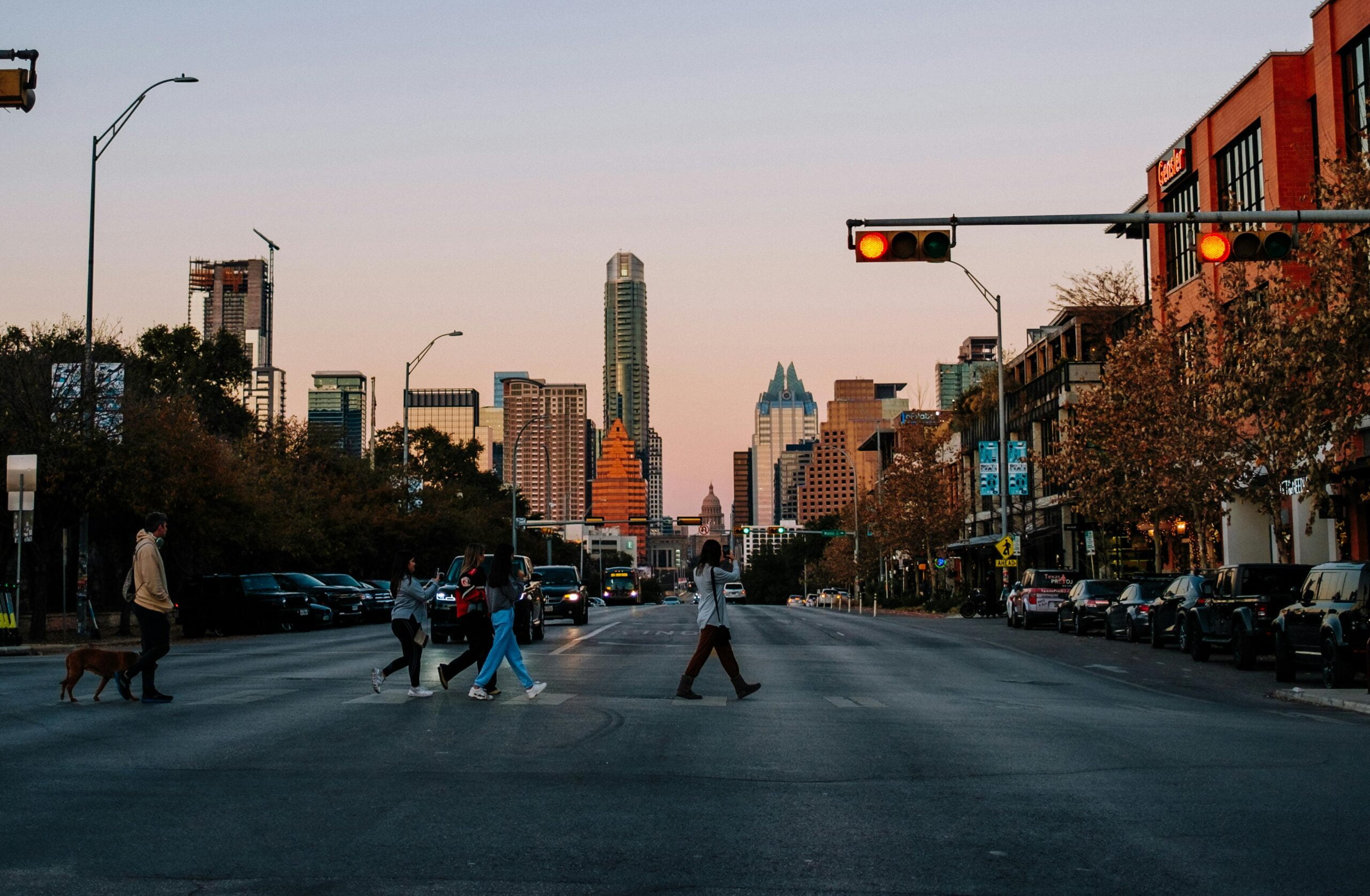 Crosswalk in Austin, Texas