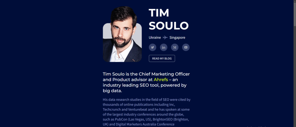 10. Tim Soulo 