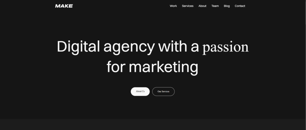18. Make Agency
