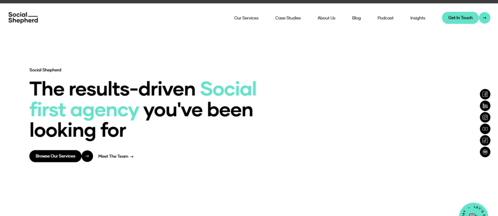 Top 17 Digital Marketing Agencies in the UK (2025) 2 2. The Social Shepherd