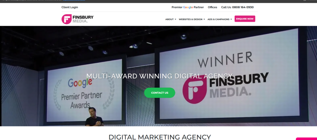 Top 17 Google Ads Agencies in the UK (2025) 10 10. Finsbury Media – The Lead Generators