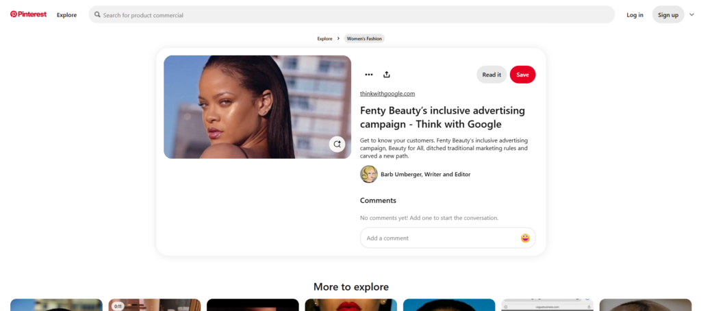 4. Fenty Beauty: Inclusive and Engaging