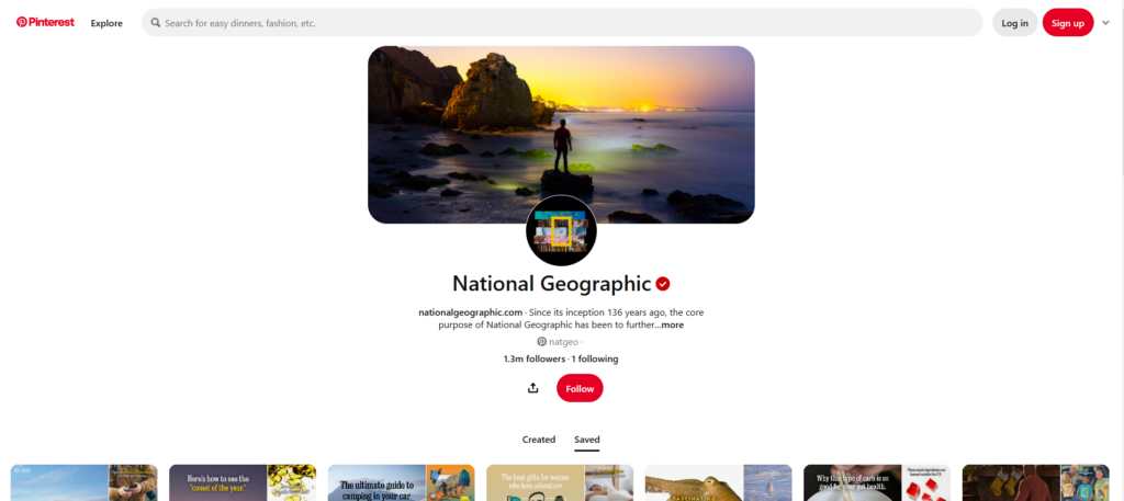 12. National Geographic: Adventure in Every Pin