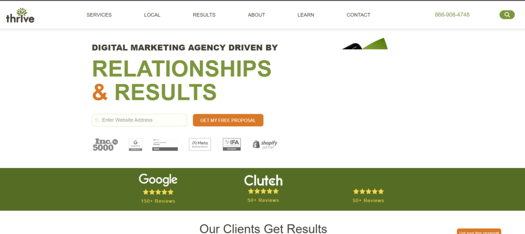 4. Thrive Internet Marketing Agency