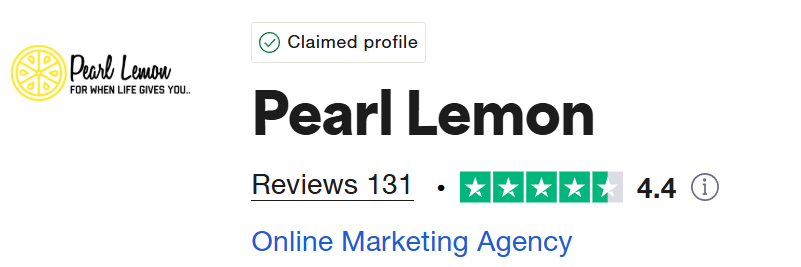 Pearl lemon on TrustPilot