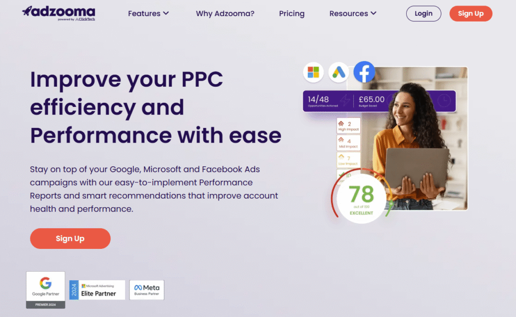 Top 20 Google Ads Management Tools for SMEs in UK (2025) 6 Adzooma