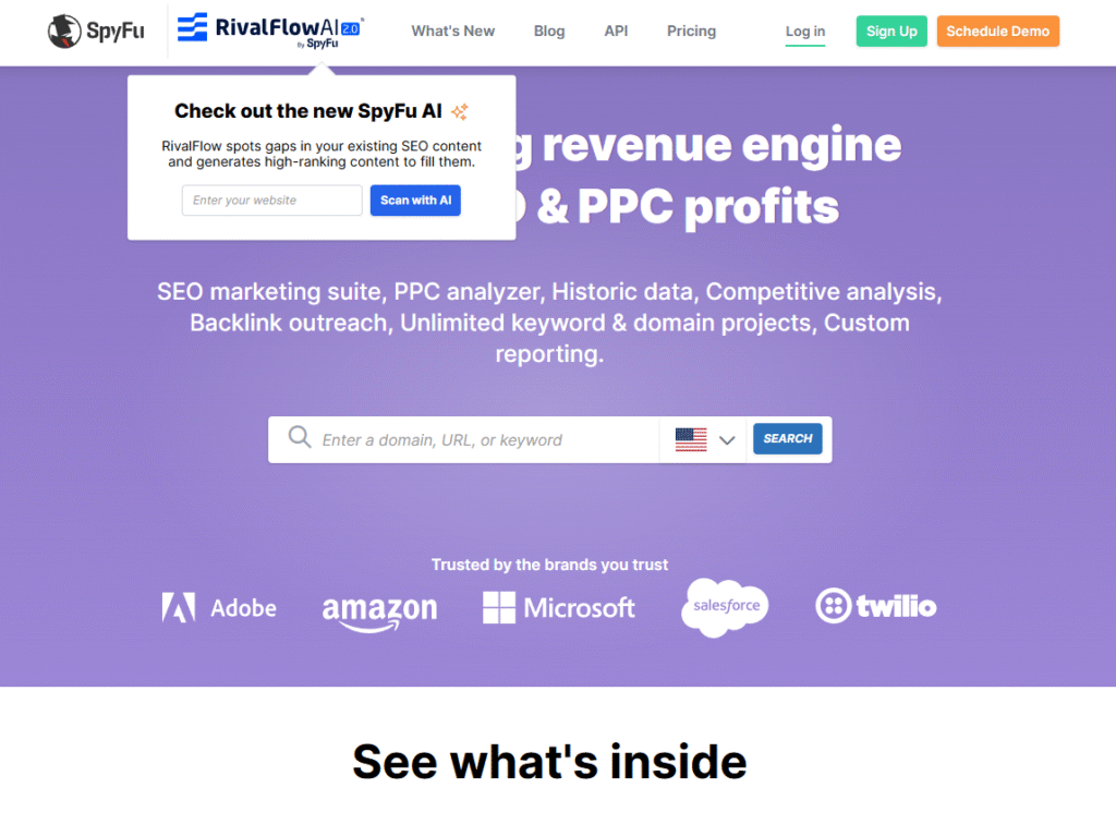 Top 20 Google Ads Management Tools for SMEs in UK (2025) 3 SpyFu