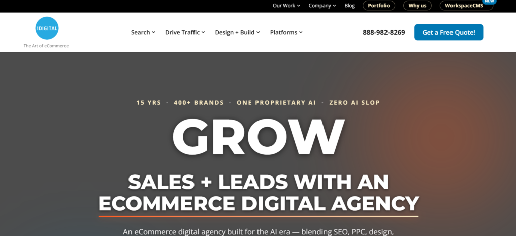 Top 10 WooCommerce E-commerce SEO Agencies in 2026 1Digital Agency