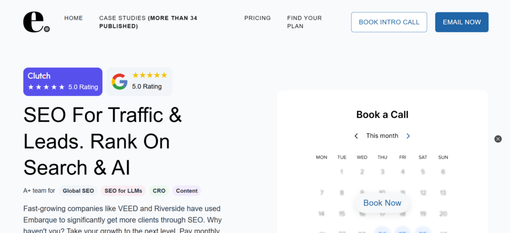 Top 10 Squarespace E-commerce SEO Agencies in 2026 Embarque