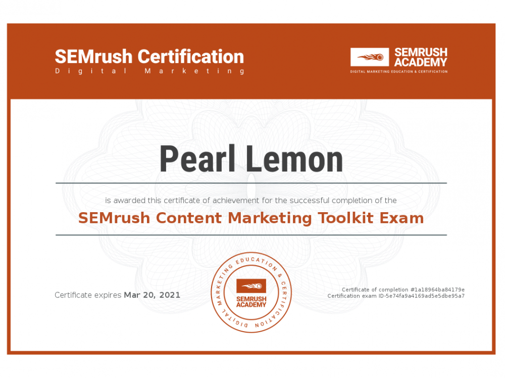 Certificate-content-marketing-toolkit-exam