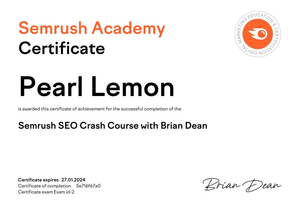 Semrush SEO Crash Course-1