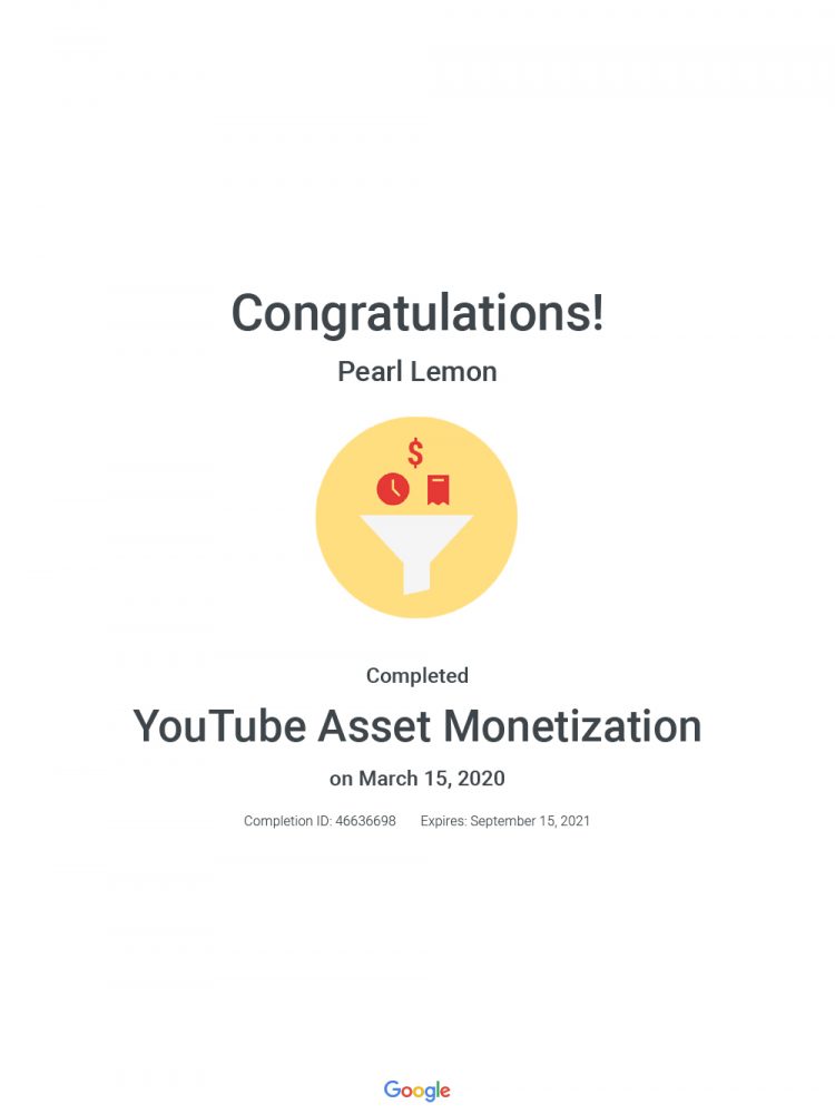 You Tube Asset Monetization